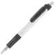 LT87540 - Długopis Vegetal Pen Clear przejrzysty - czarny  mrożony