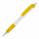 LT87540 - Długopis Vegetal Pen Clear przejrzysty - żółty  mrożony