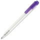 LT87543 - Ball pen Ingeo TM Pen Clear transparent - Frosted Purple