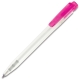 LT87543 - Ball pen Ingeo TM Pen Clear transparent - Frosted Pink
