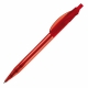 LT87616 - Długopis przeźroczysty Cosmo - czerwony transparentny