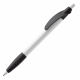 LT87622 - Cosmo ball pen rubber grip HC - White / Black