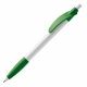 LT87622 - Cosmo ball pen rubber grip HC - White / Green