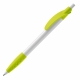 LT87622 - Cosmo ball pen rubber grip HC - White / Light green