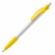 LT87622 - Cosmo ball pen rubber grip HC - White / Yellow