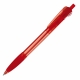 LT87624 - Balpen Cosmo grip transparant - Transparant Rood