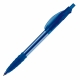 LT87626 - Balpen Cosmo grip transparant - Transparant Blauw