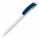 LT87757 - Balpen Punto hardcolour - Wit / Donker Blauw