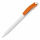 LT87757 - Balpen Punto hardcolour - Wit / Oranje