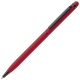 LT87761 - Balpen metaal stylus rubberised - Rood