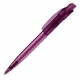 LT87980 - Cube ball pen transparent - Transparent Purple
