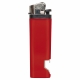 LT90712 - Wegwerpaansteker met flesopener - Rood