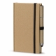 LT90839 - Notitieboek karton A6 + balpen stylus - Bruin