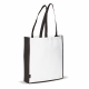 LT91479 - Carrier bag non-woven 75g/m² - White / Black