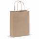 LT91622 - Paper bag with twisted handles 90g/m² 18x8x22cm - Brown