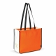 LT91644 - Einkaufstasche im Querformat PP Non-Woven 120g/m² - Orange