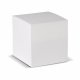 LT91700 - Quadratischer Zettelblock weiß 9x9x9cm - Weiss