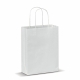 LT91716 - Mała Torba Papierowa Eco 120g/m² - biały