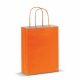 LT91716 - Mała Torba Papierowa Eco 120g/m² - pomarańczowy