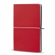 LT92516 - Cuaderno A5 pasta suave   - Rojo