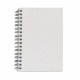 LT92526 - Spiraal notitieboekje zaadpapier - Wit