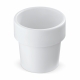 LT94552 - Hot-but-cool cup with strawberry seeds - White