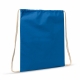 LT95205 - Sac cordelettes coton OEKO-TEX® 140g/m² 35x45cm - Bleu