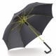 LT97109 - Automatycznie otwierana parasolka laska 23'' - czarno / jasnozielony