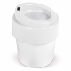 LT98707 - Coffee cup Hot-but-cool with lid 240ml - White / White