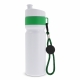 LT98736 - Botella deportiva con borde y cordón 750ml - Blanco / Verde