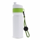 LT98736 - Botella deportiva con borde y cordón 750ml - Blanco / Verde Claro