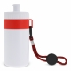 LT98785 - Sports bottle with edge and cord 500ml - White / Red