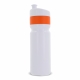 LT98786 - Botella deportiva con borde 750ml - White / Orange