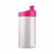 LT98796 - Bottiglia sport Design 500ml - Bianco / rosa