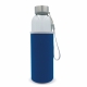 LT98822 - Vattenflaska i glas med sleeve 500ml - Transparent ljusblå