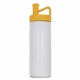 LT98850 - Sports bottle adventure 500ml - White / Yellow
