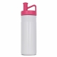 LT98850 - Sports bottle adventure 500ml - White / Pink