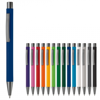 Balpen metaal New York rubberised