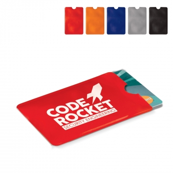 Cardholder anti-skim soft