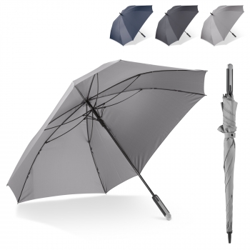 Deluxe 27” vierkante paraplu auto open